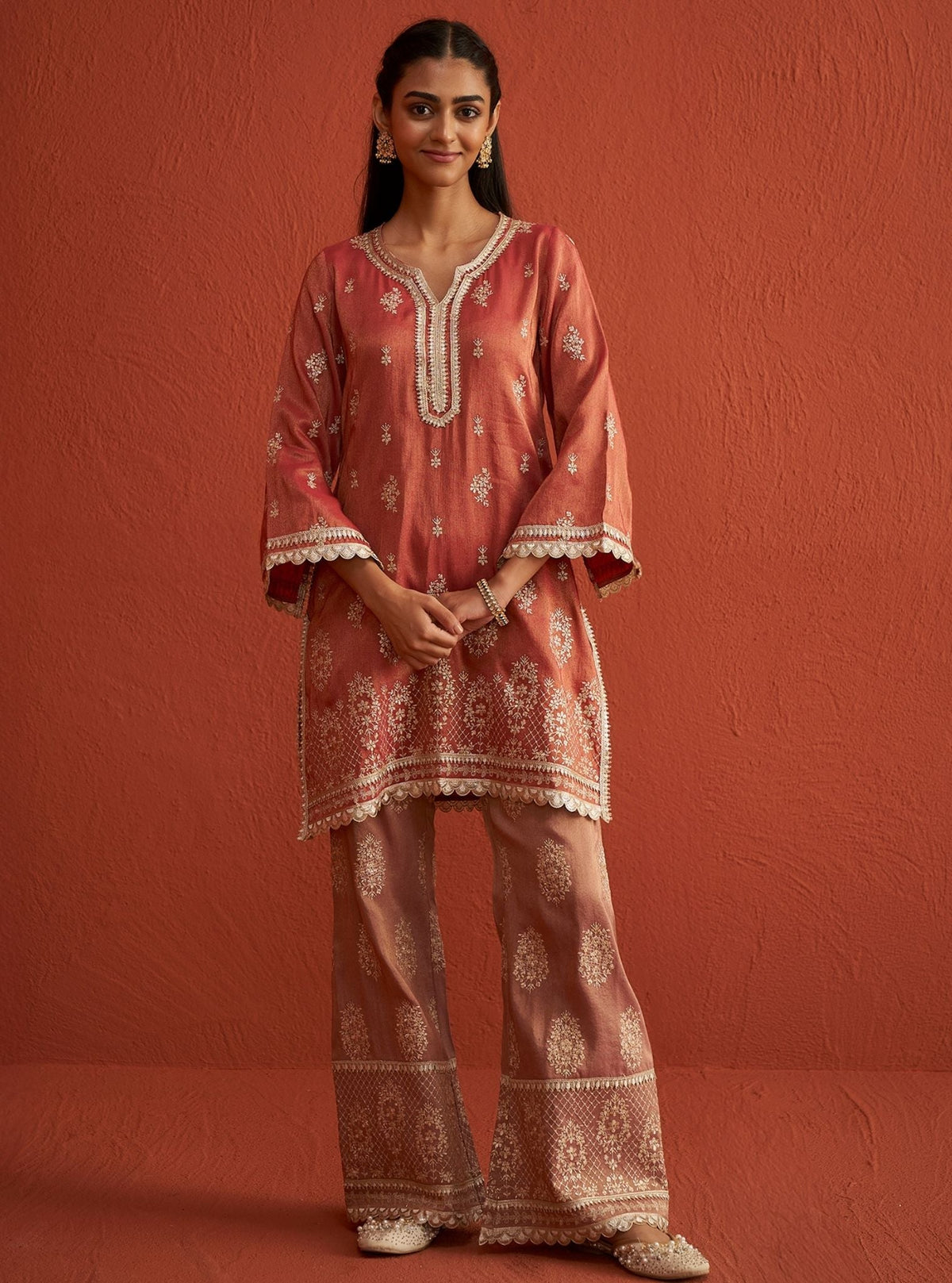 Mulmul HO Silk Vaari Pink Dupatta