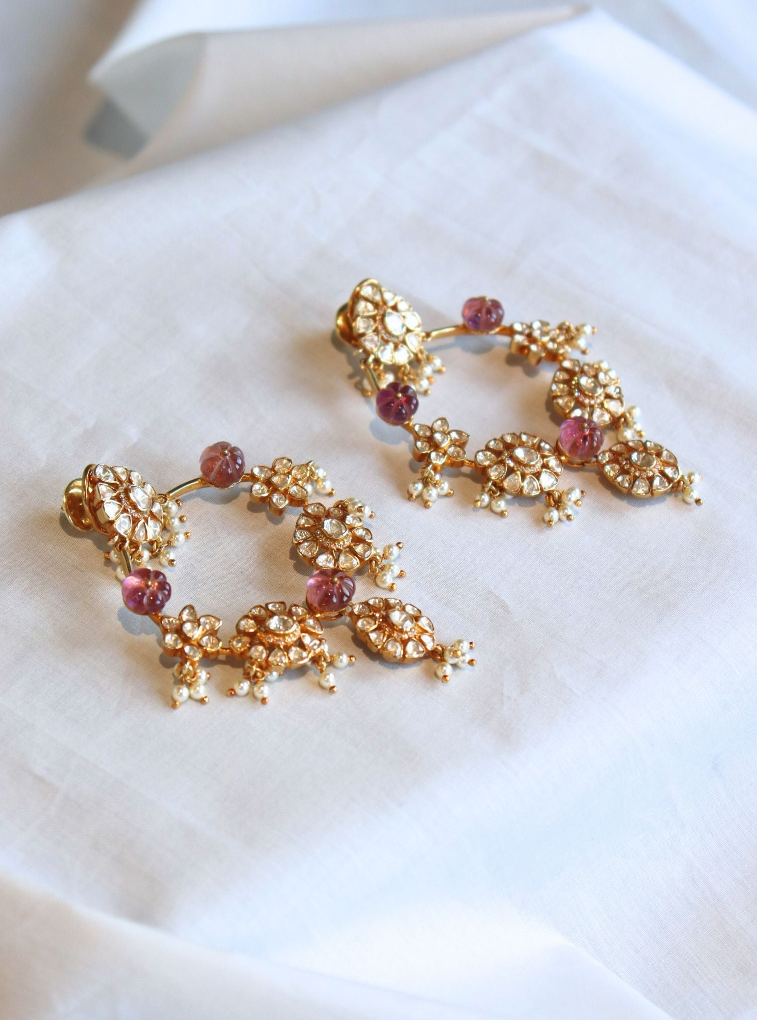 Pure Silver Netri Earrings