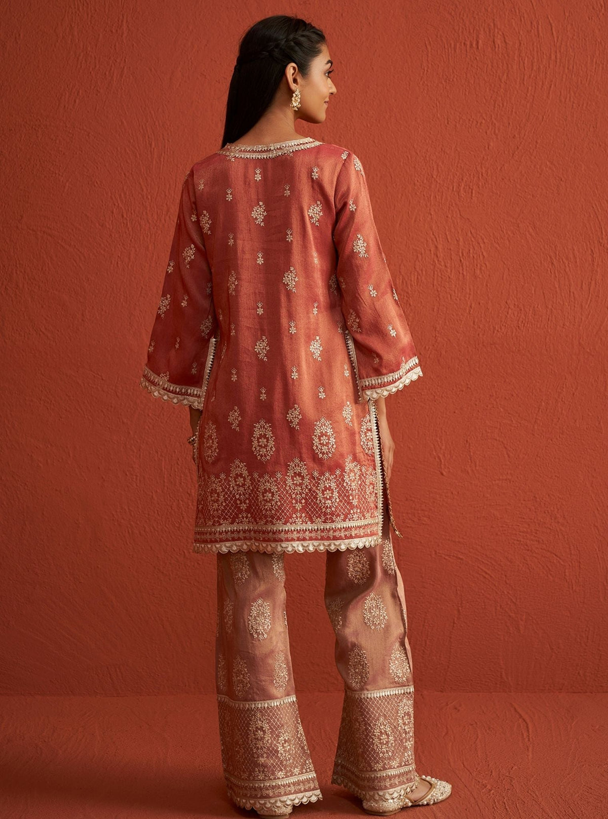 Mulmul HO Silk Vaari Pink Dupatta