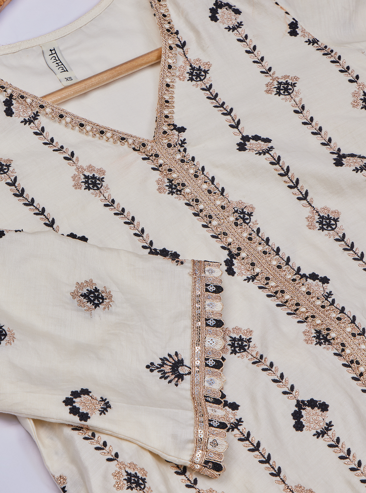 Suvasi Pima Off White Kurta Set