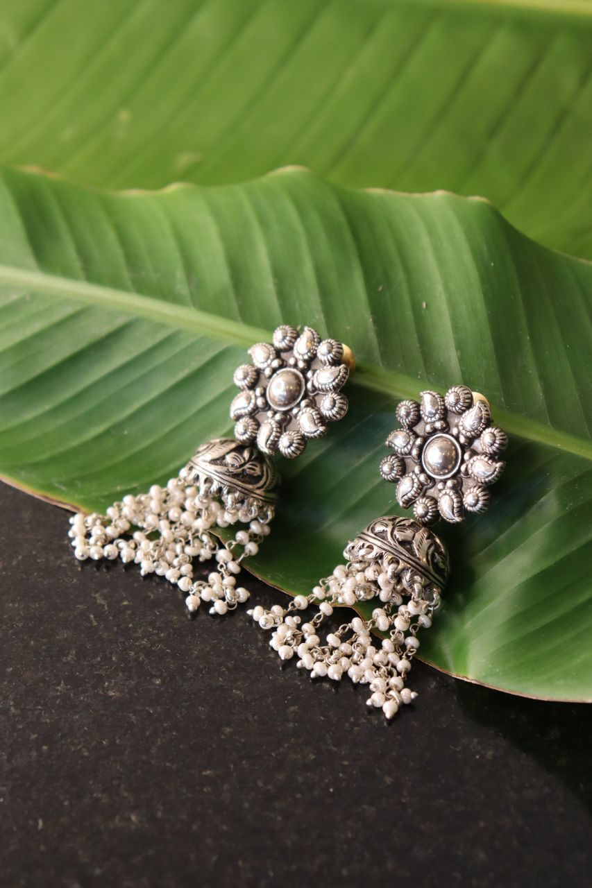 Pure Silver Feza Jhumka