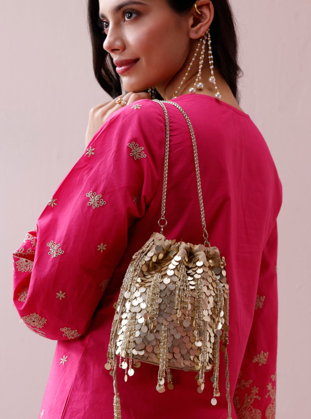 Oran Gold Potli Bag