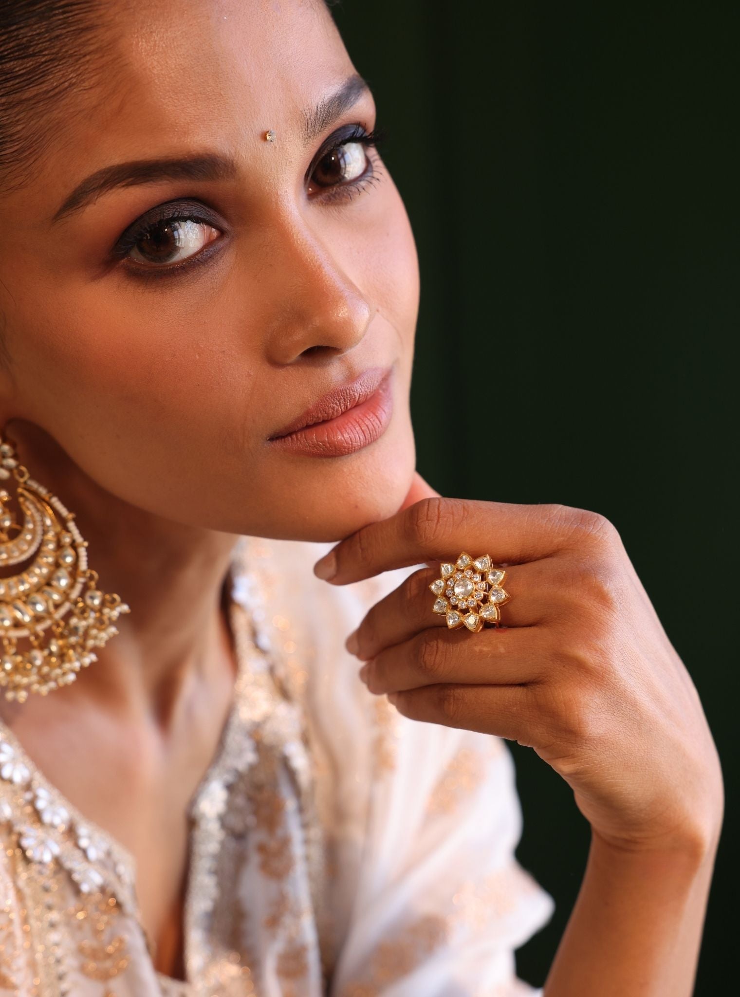 Pure Silver Isha Ring