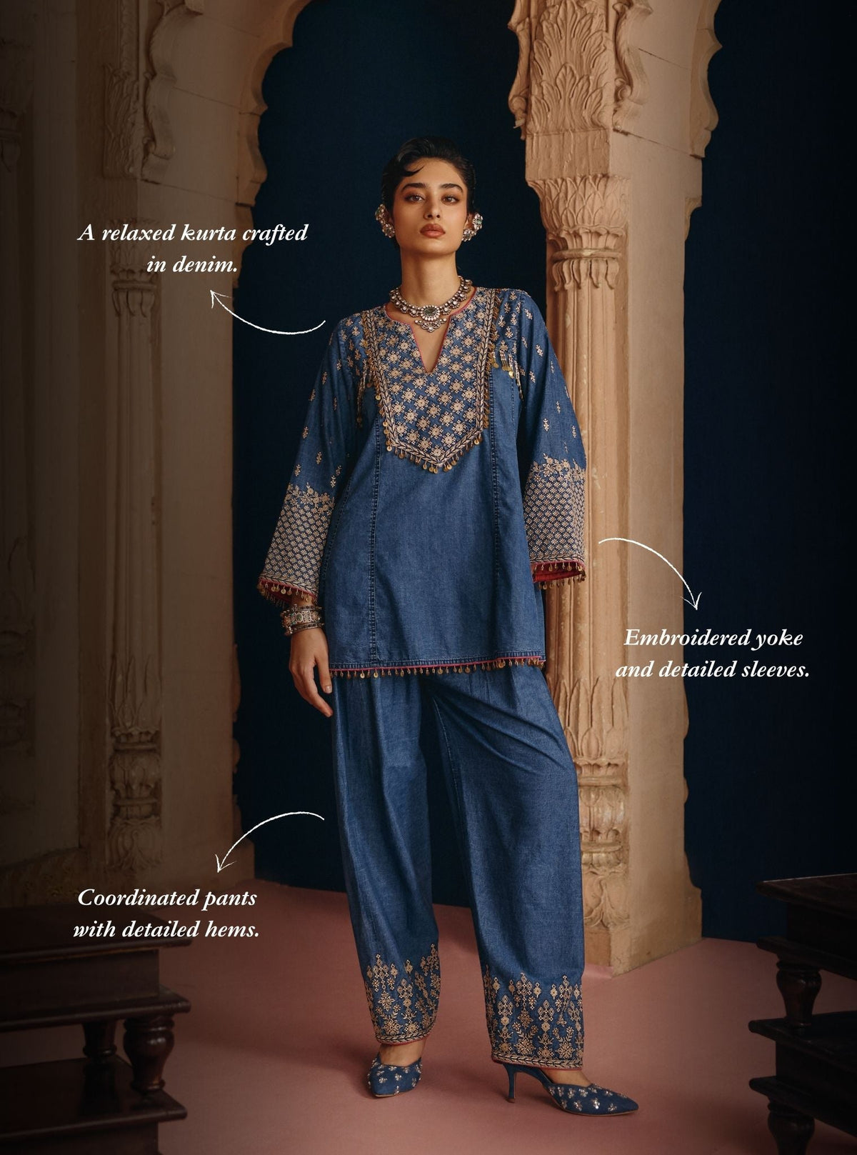 Maru Denim Co-ord Set