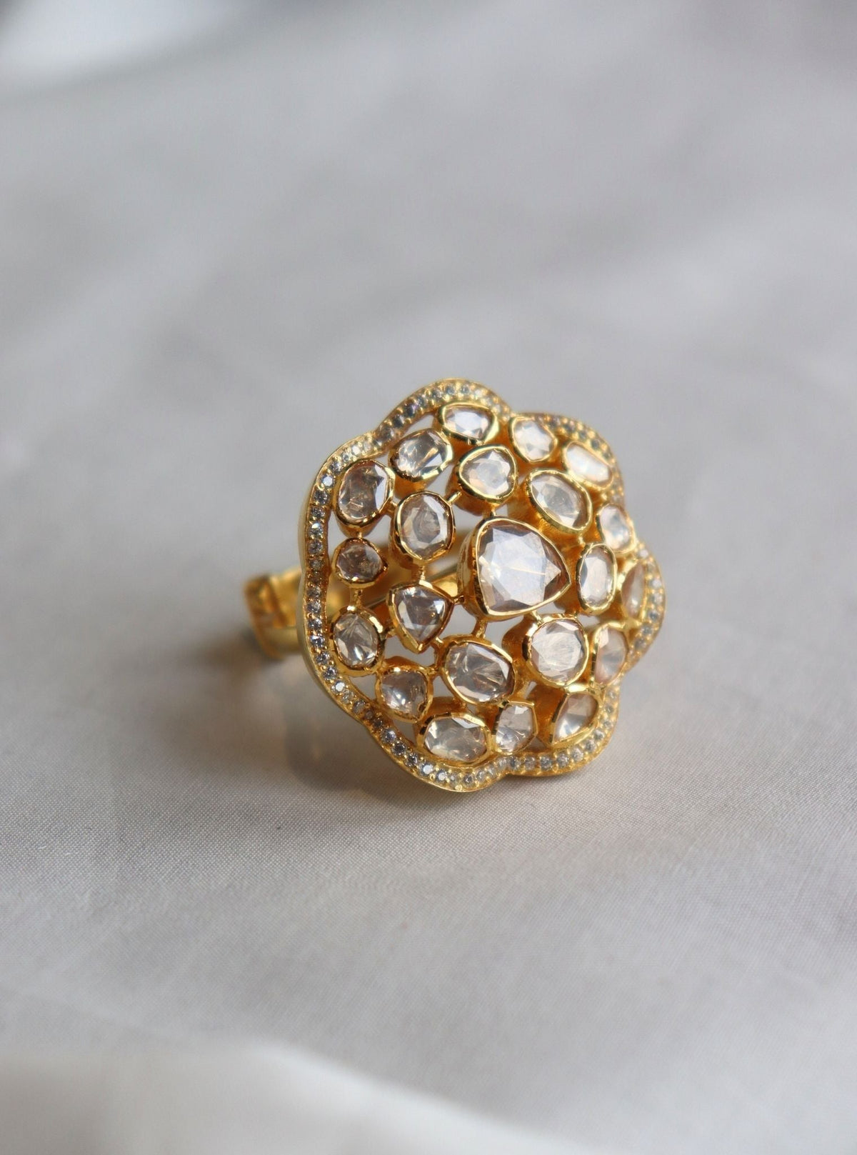 Pure Silver Reva Ring