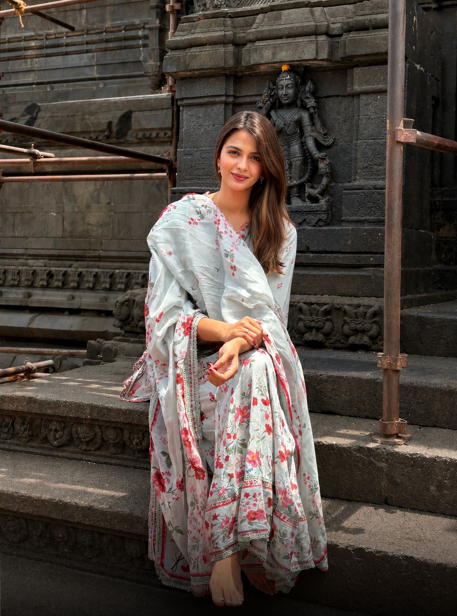 Lirae Lawn Blue Kurta Set