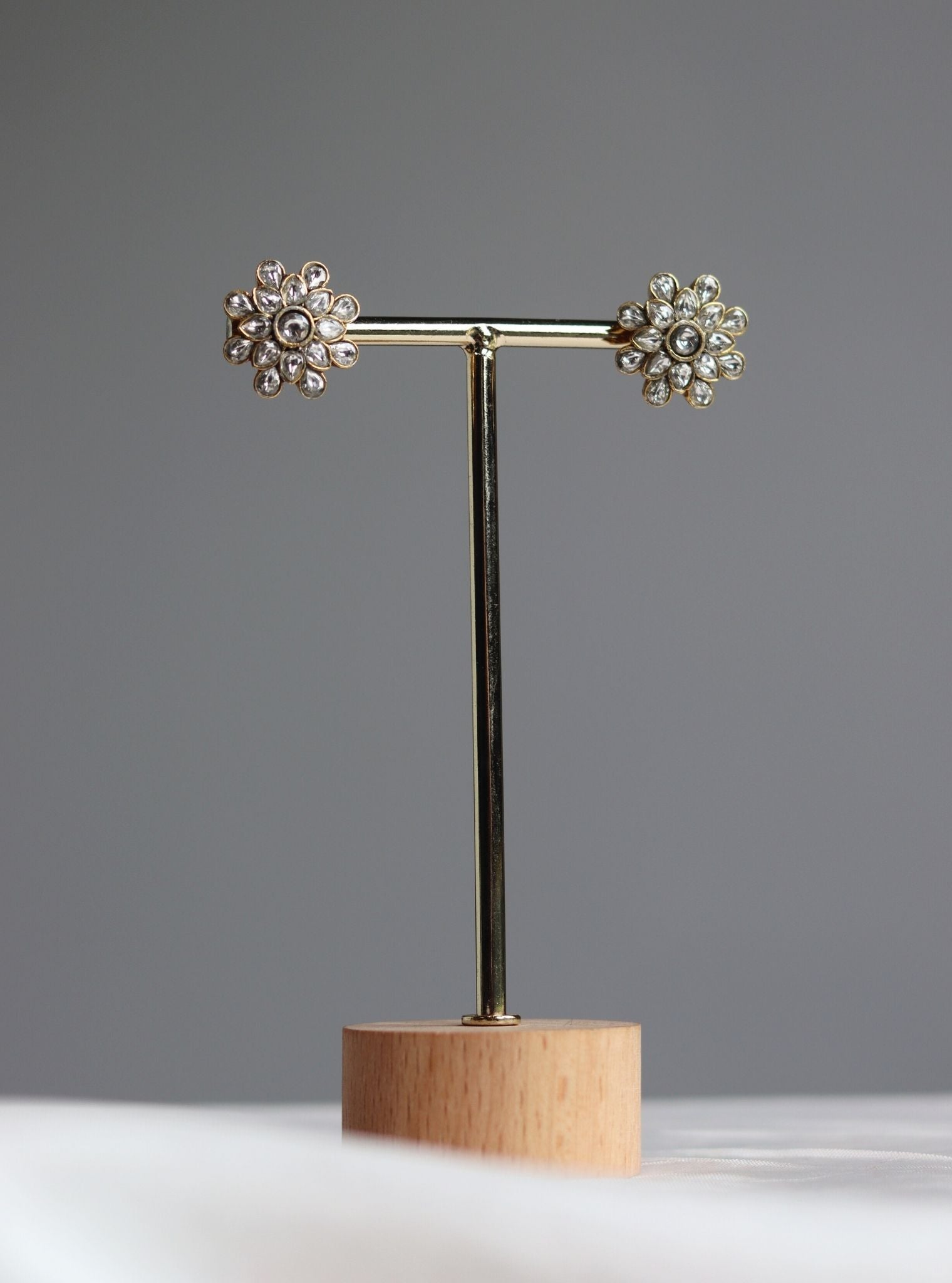 Pure Silver Ayla Gold Studs