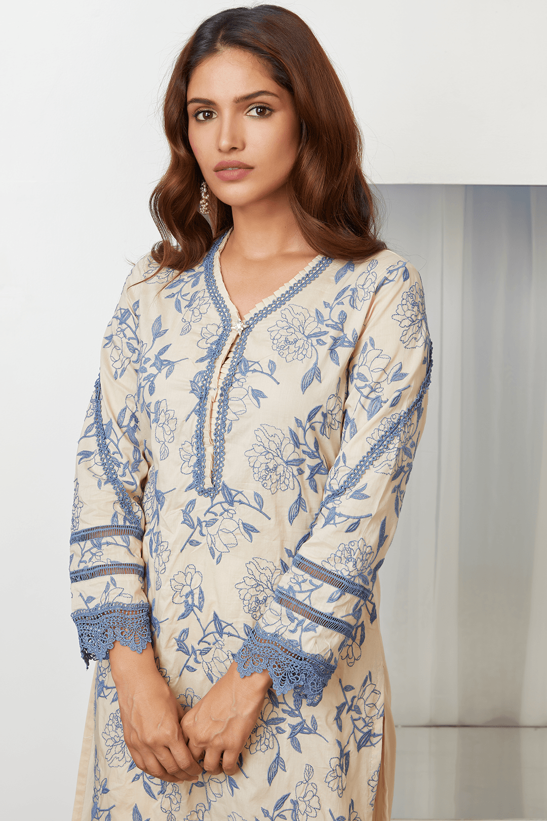 Mulmul Supima Cotton Bianca Kurta