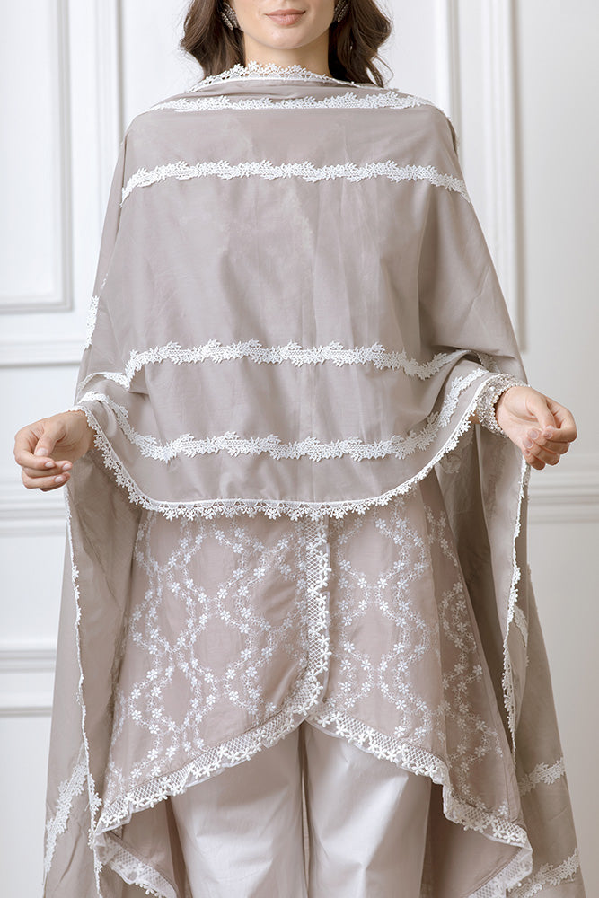 Bella Grey Kurta Set