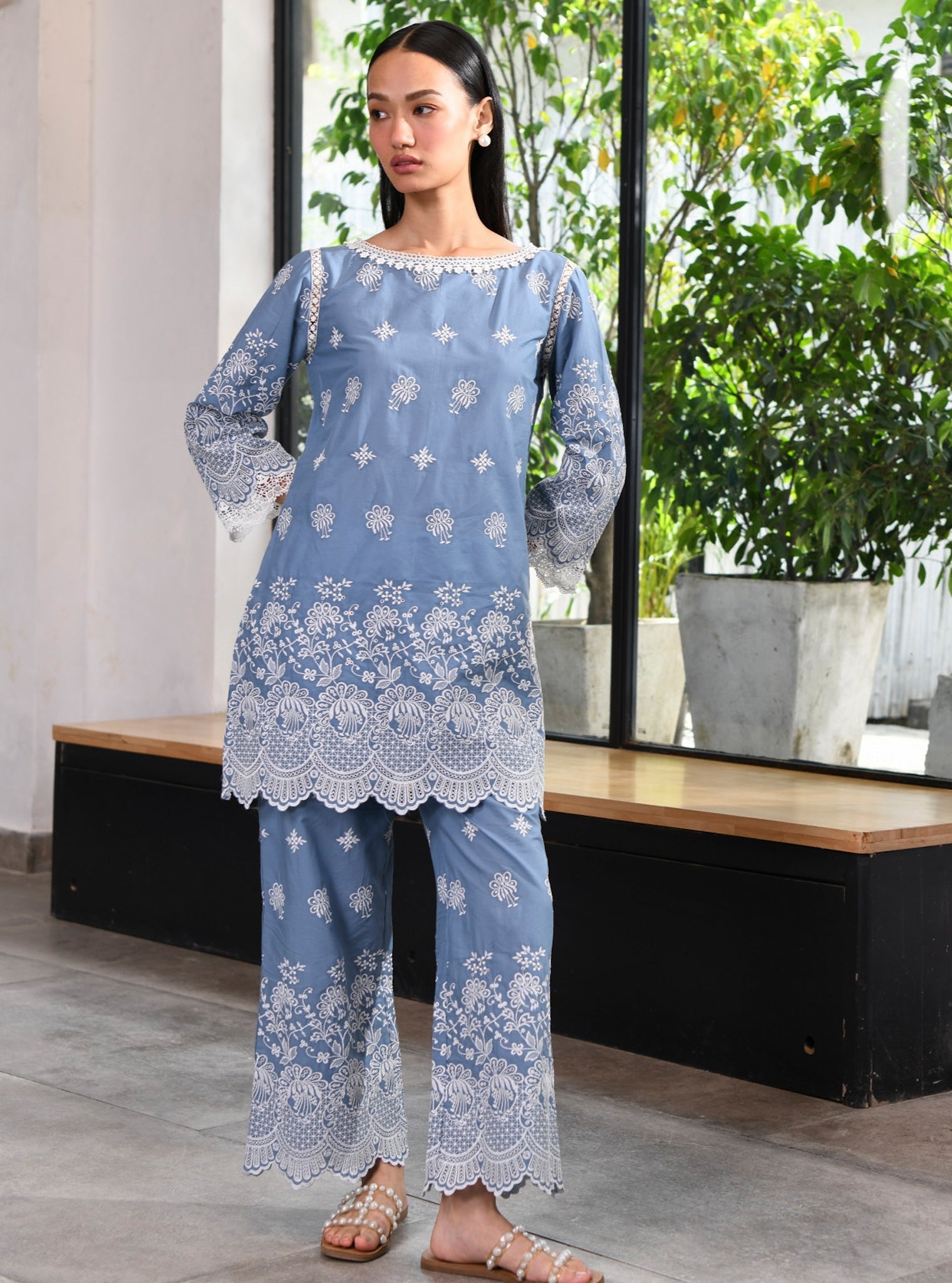 Darla Cotton Denim Co-ord Set