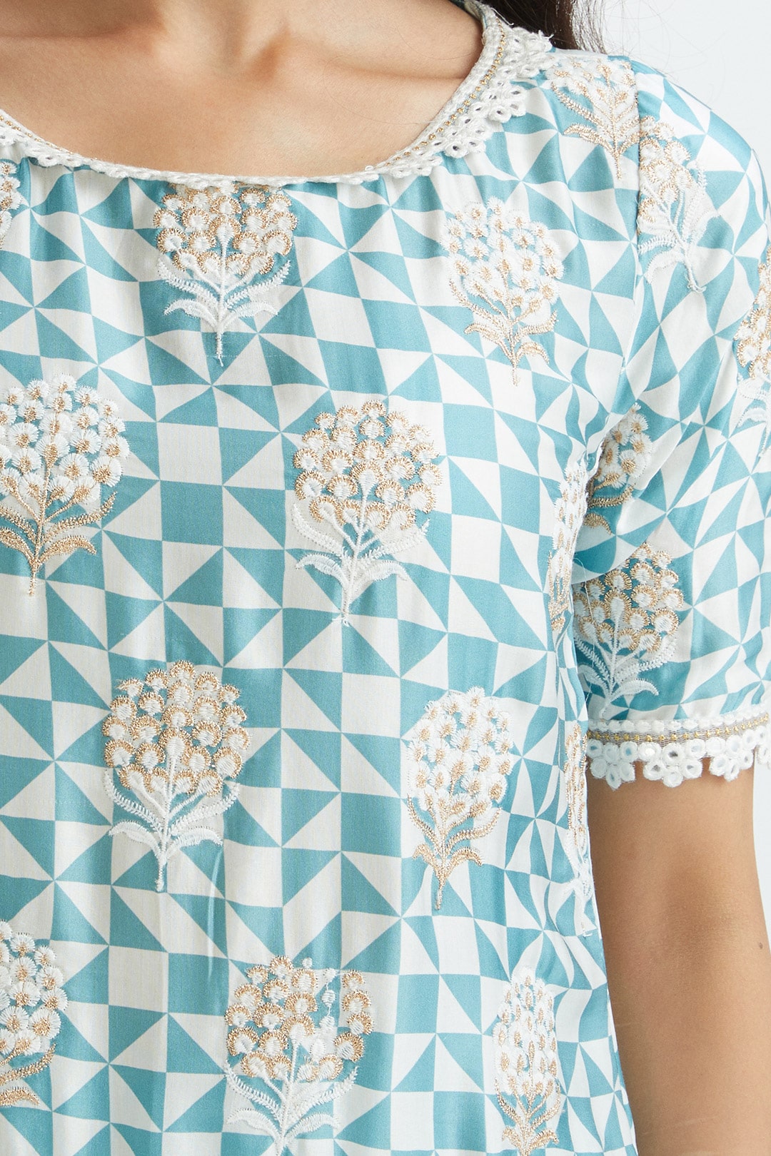 Dover Teal Kurta