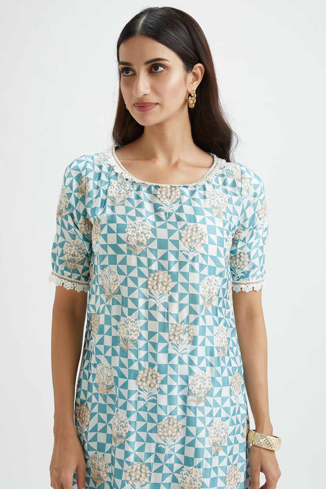 Dover Teal Kurta