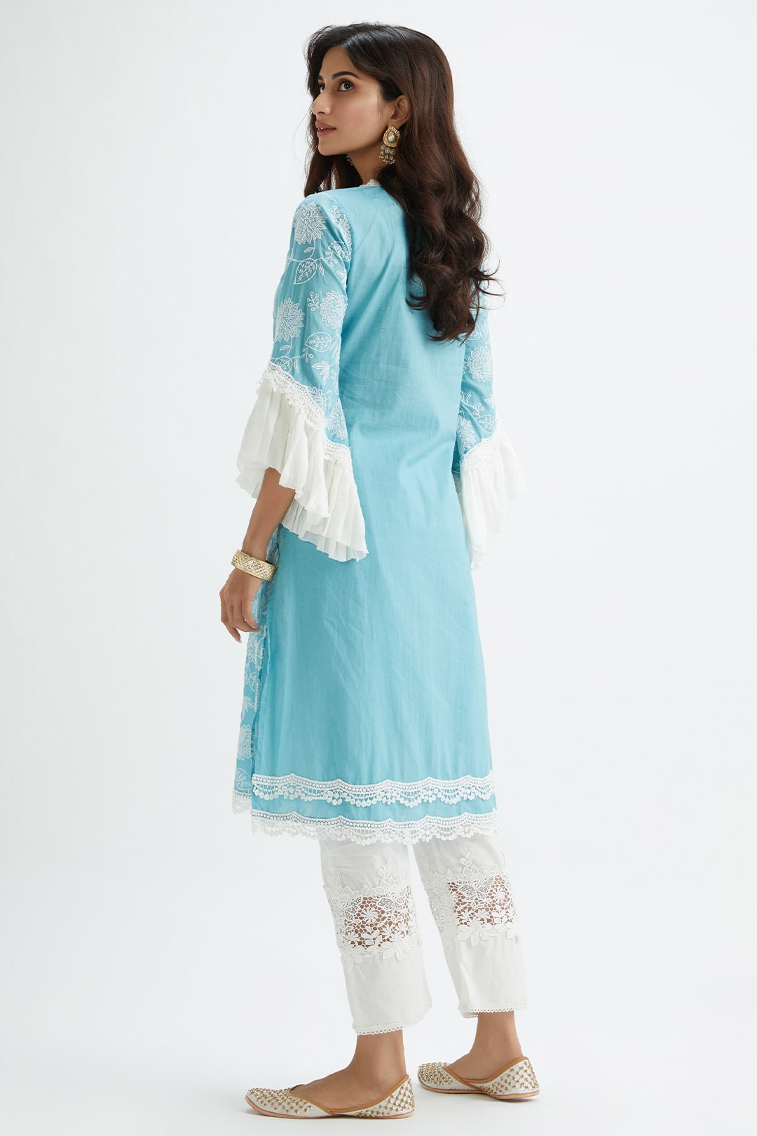 Dunlin Supima Cotton Blue Pyjama Set