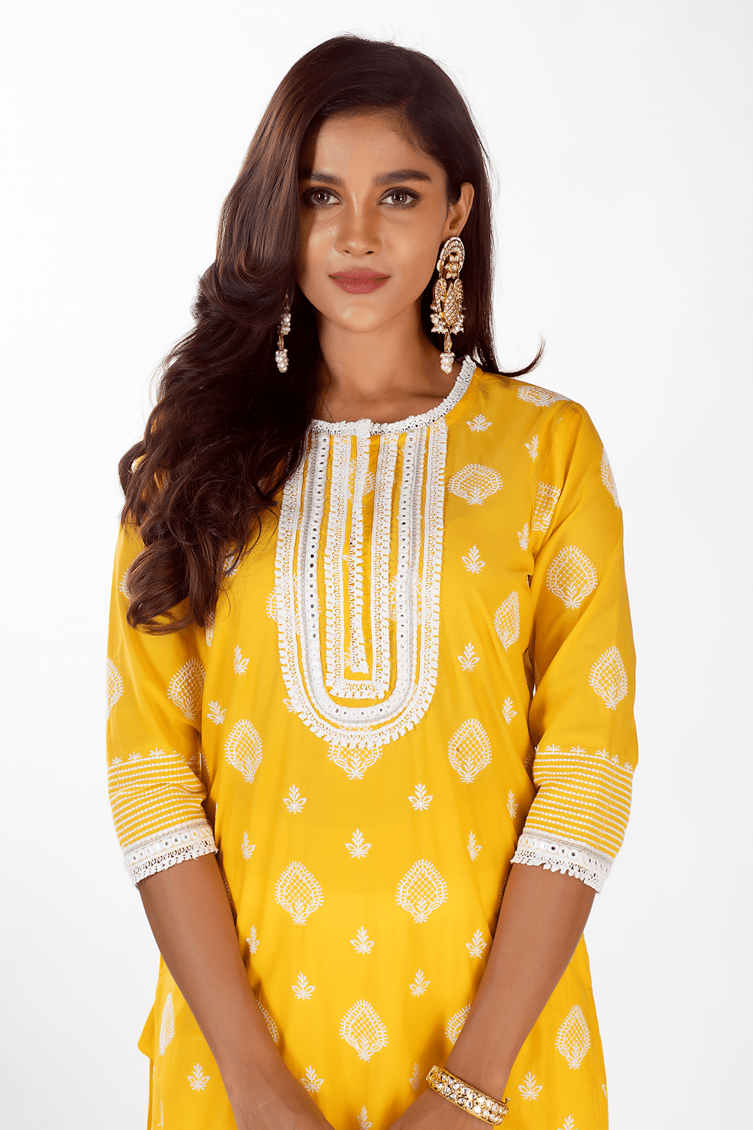 Mulmul Supima Cotton Gene Mango Kurta
