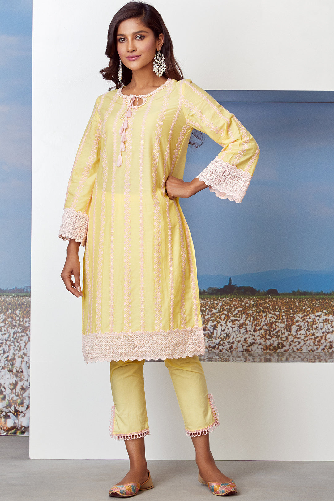 Gianna Supima Cotton Kurta Set