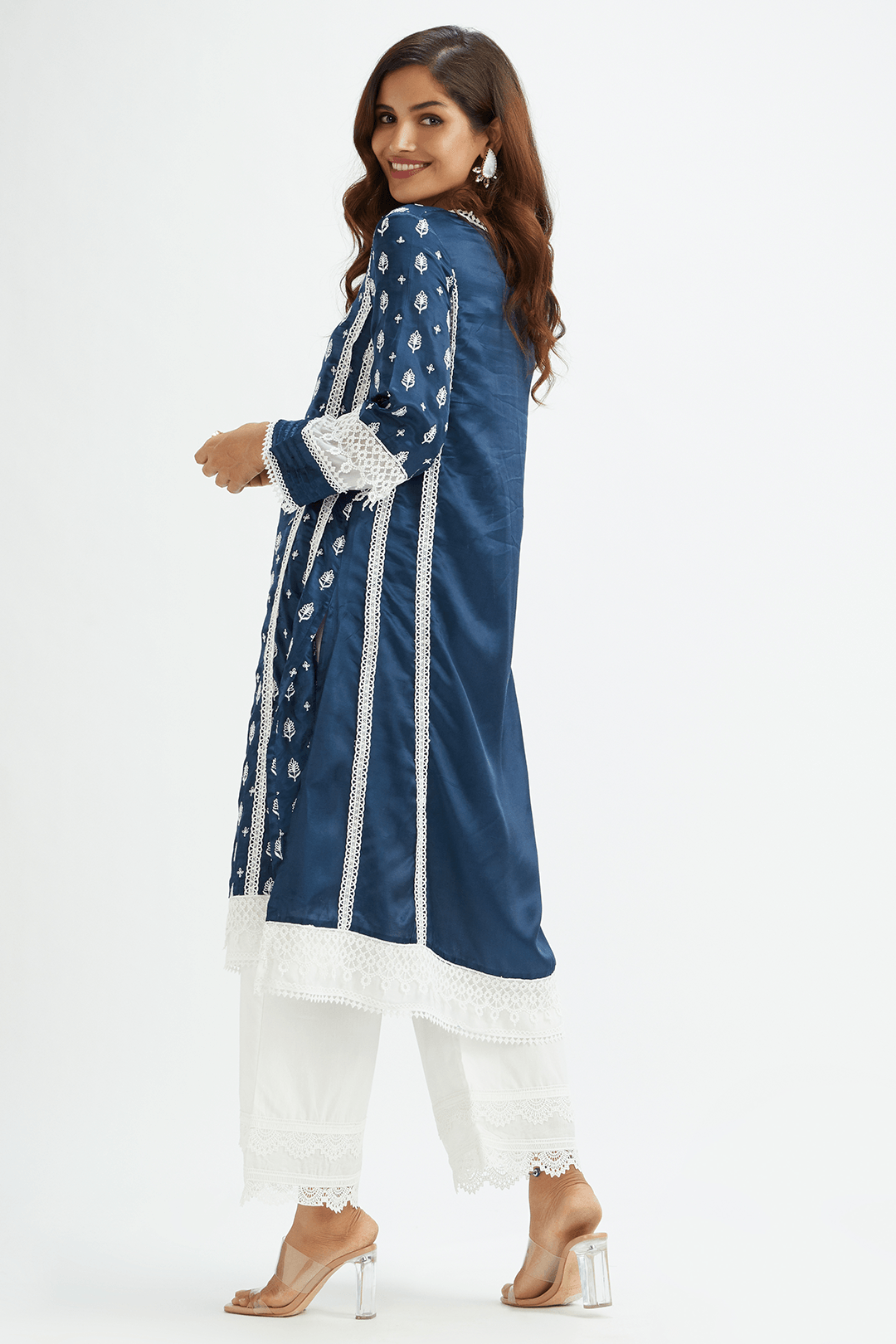 Lakeshore Cupro Satin Palazzo Set