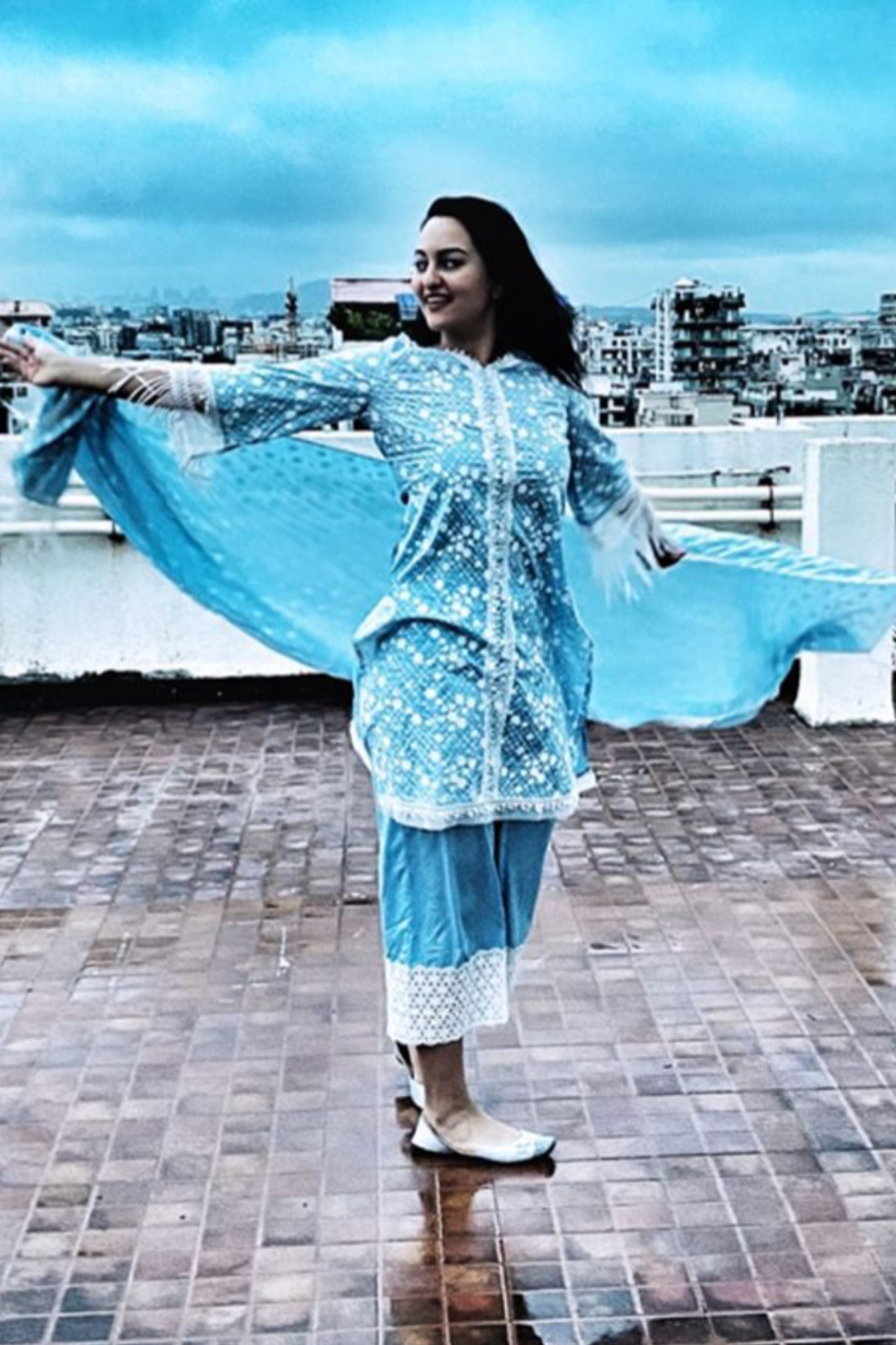 Lina Supima Cotton Kurta with Palazzo Set