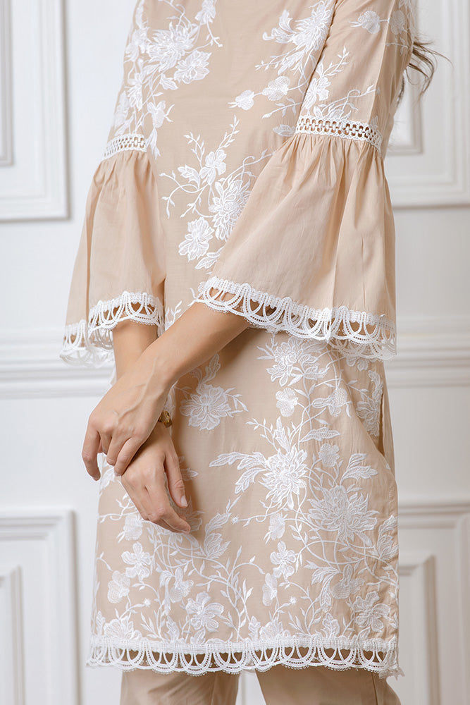 Cecilia Beige Kurta Set