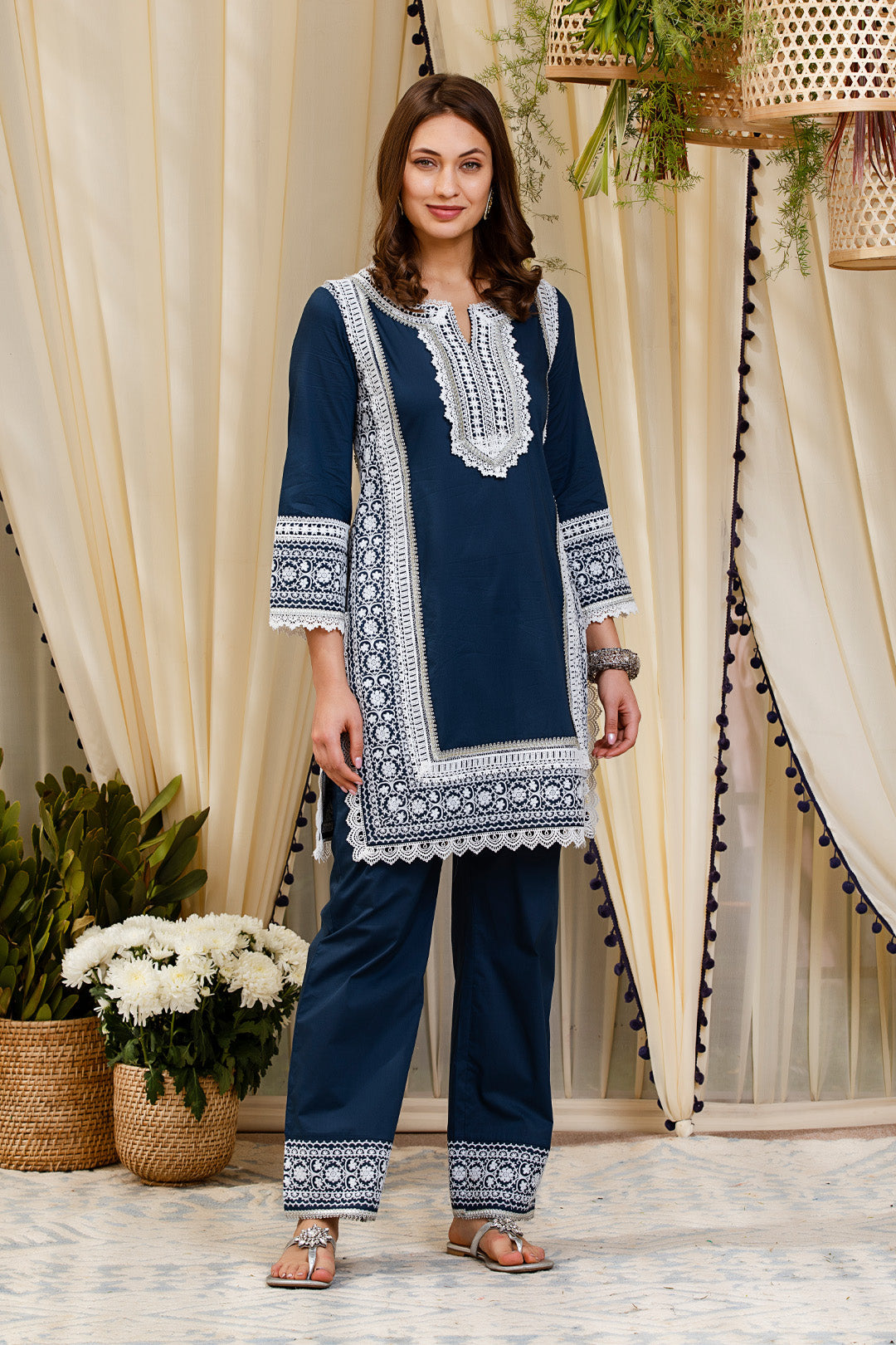 Mulmul Supima Cotton Elda Kurta