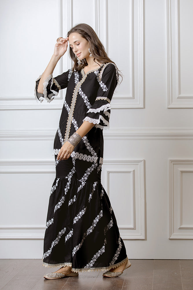 Aralia Kurta with Garara Set