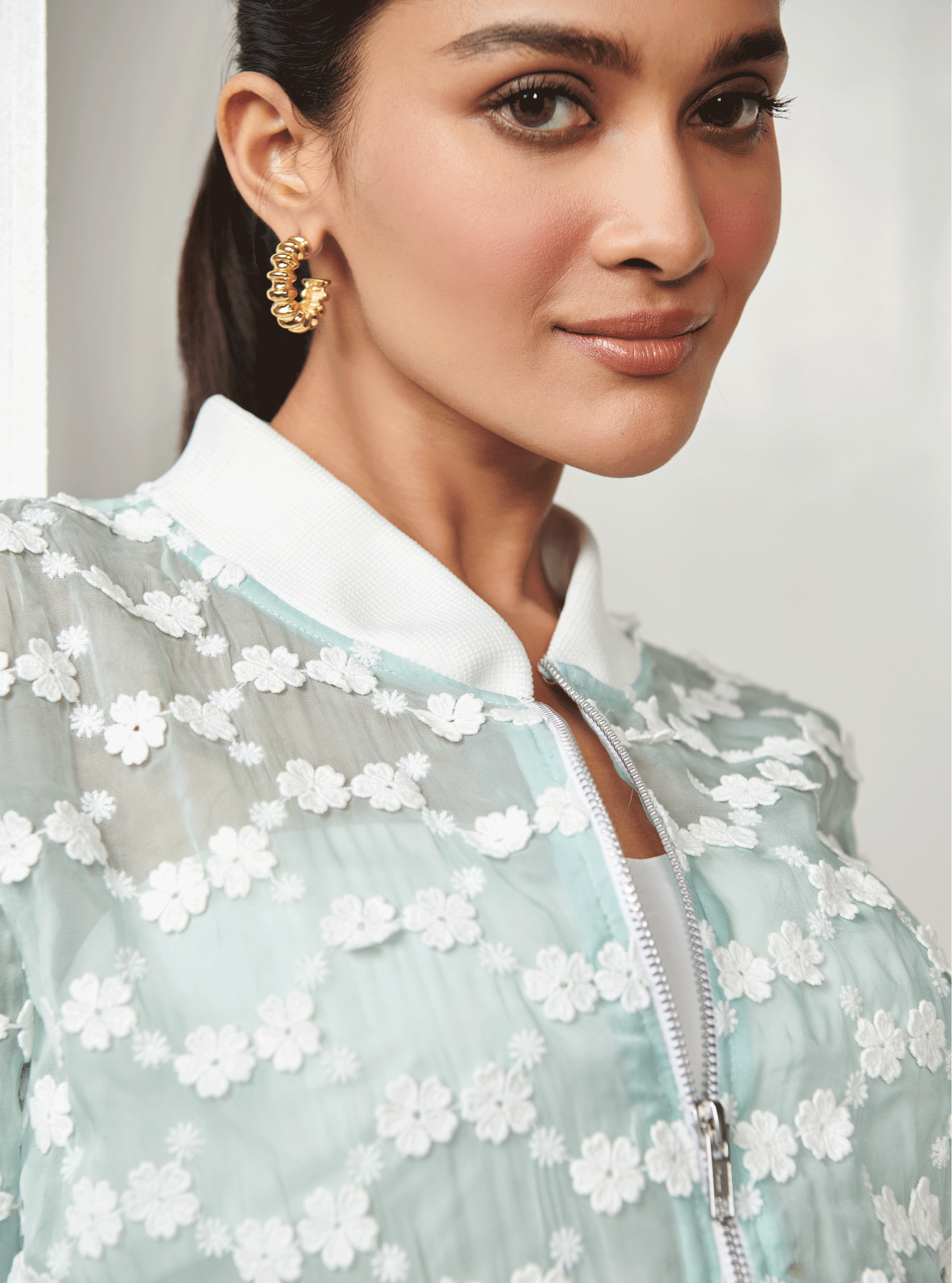 Mulmul Supima Cotton Nix Blue Jacket