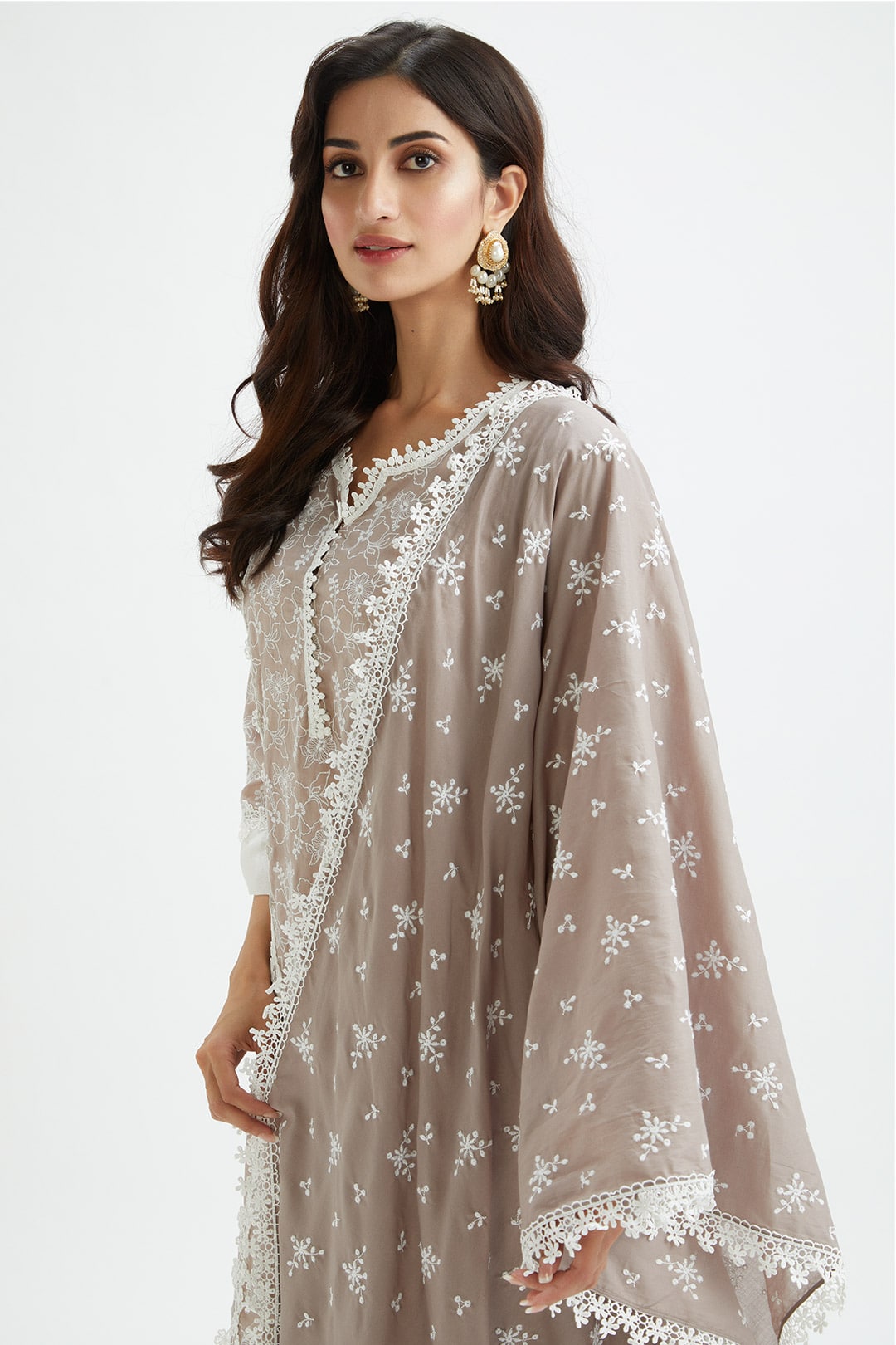 Vireo Supima Cotton Grey Pyjama Set