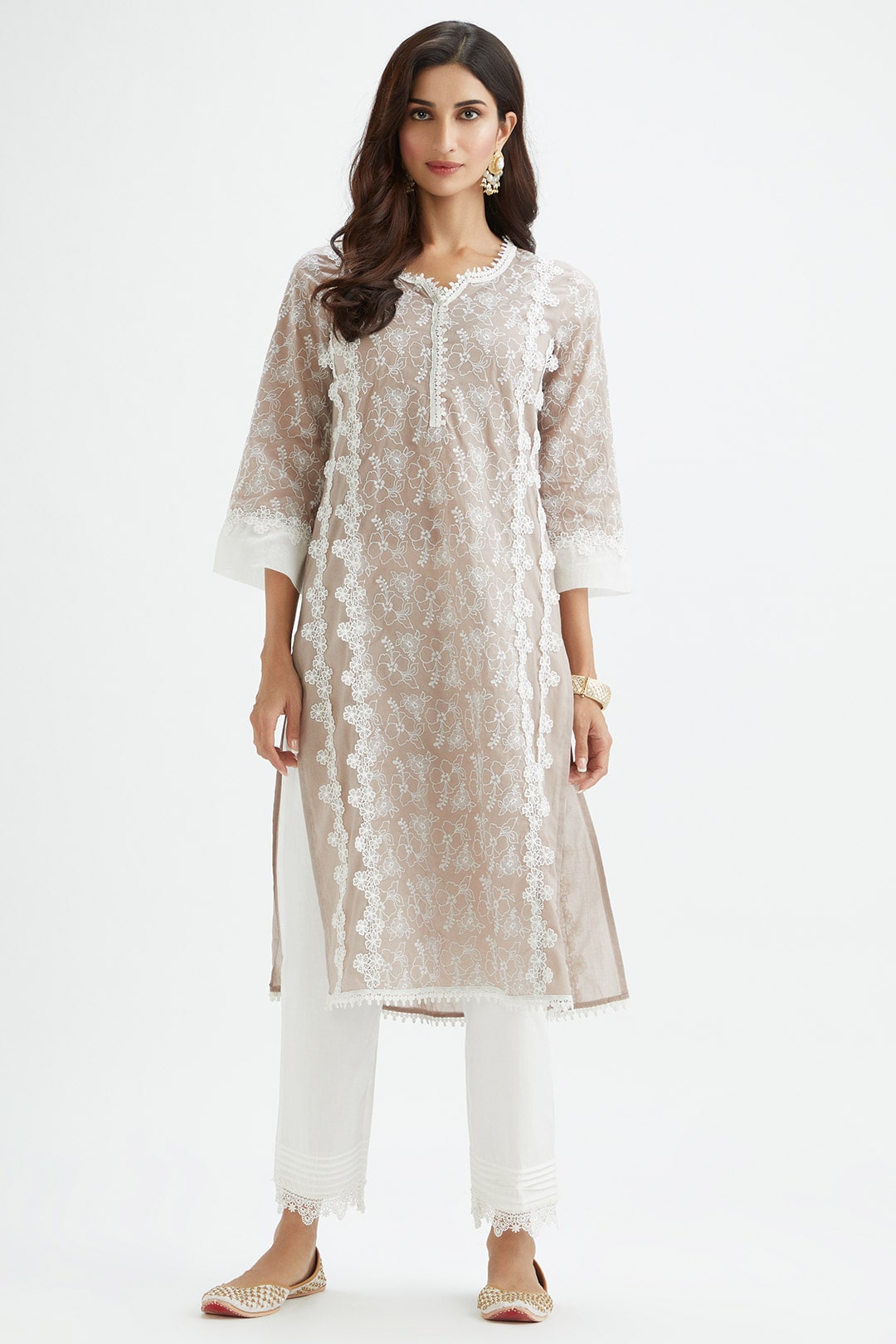Vireo Supima Cotton Grey Pyjama Set