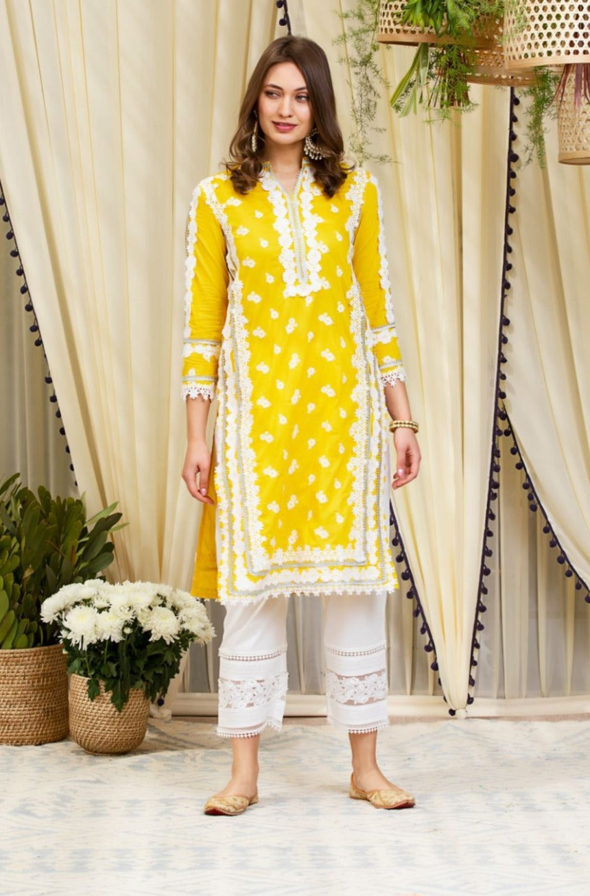 Mulmul Supima Cotton Daniella Kurta