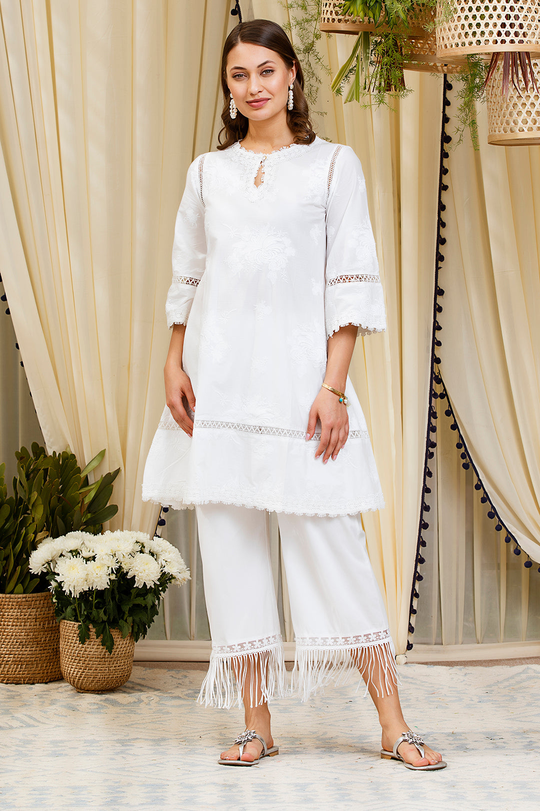 Mulmul Sunflower Kurta