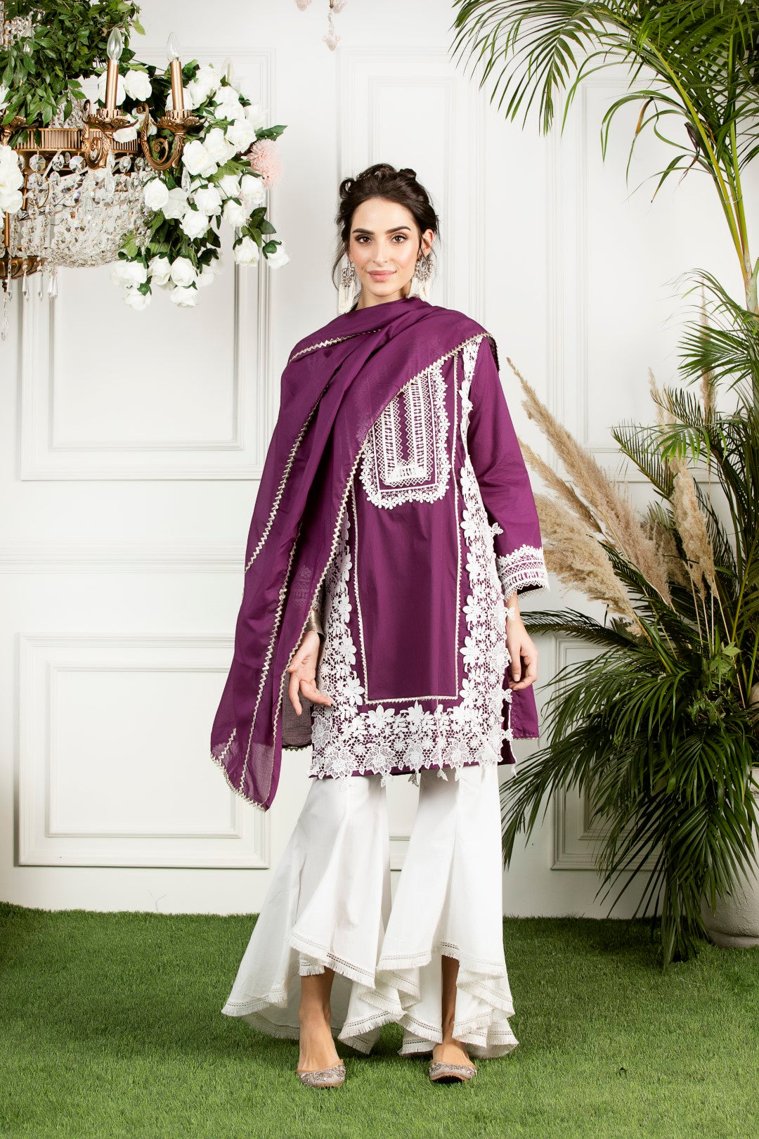 Quill Supima Cotton Bellbottom Kurta Set